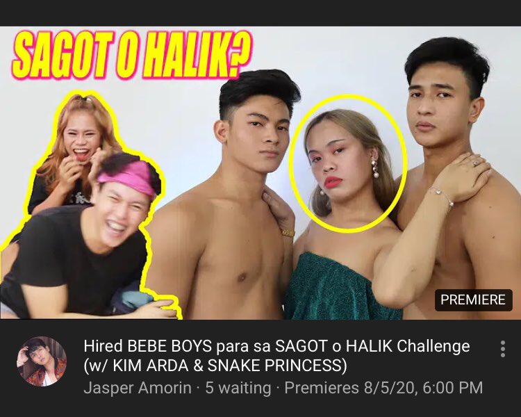 MMS_official_'s tweet photo. Ano kaya ang pipiliin ng mga Bebe Boys? Sagot o Halik? Paniguradong magugustohan to ni Snake Princess. Abangan natin yan mamayang 6:00 P.M sa Youtube Channel ni Jasper Amorin
https://t.co/YIN7xcNogX https://t.co/ksXlfpVGC4