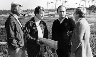 RTJ2GolfDesign's tweet image. One of the great men of the game, Sandy Tatum was honored today with the unveiling of a statue at Harding Park. Sandy brought many parties together to restore Harding Park back to its former greatness.

This week, #HardingPark hosts the 2020 #PGAChampionship.