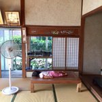 どこで寝てるの？wテーブルの上で眠ってしまう二歳児w