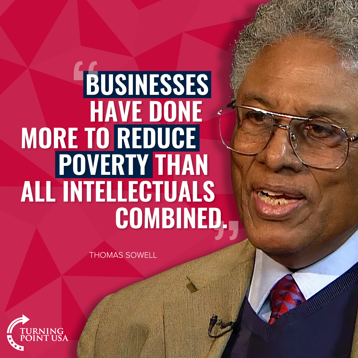 TPUSA's tweet photo. Free Enterprise Capitalism Cures Poverty! #iHeartCapitalism https://t.co/eaGBQrVxdY