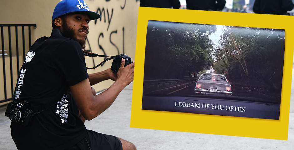 Lexis-Olivier Ray and his zine, I Dreamed of You Often