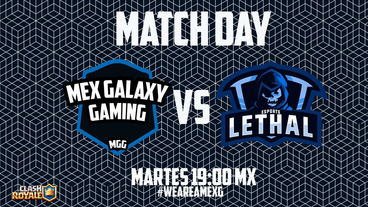 #CR I ¡Match Day!

Peleamos peleando por estar en la pole daremos todo para demostrar que somos grandes como las galaxias.

🆚  I <a href="/lethalesportsx/">Lethal eSports CR</a> 
🏆  I <a href="/AGP/">André</a>
⌛   I  19:00 MX

#WeAreMexG #GoMGG