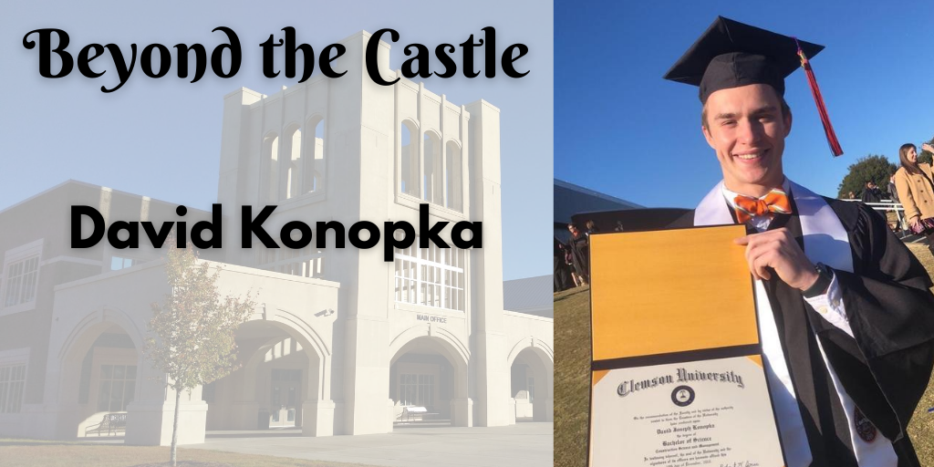 WHS_Redhawks's tweet photo. Redhawk Alum David Konopka earned a Construction Science &amp; Management Degree from Clemson Dec 2019.  Now working for Holder Construction supporting efforts on several projects across the country for companies such as Apple and Amazon.

#WHSFamily #RiseAsOne #BeyondtheCastle https://t.co/798GlZAO2J