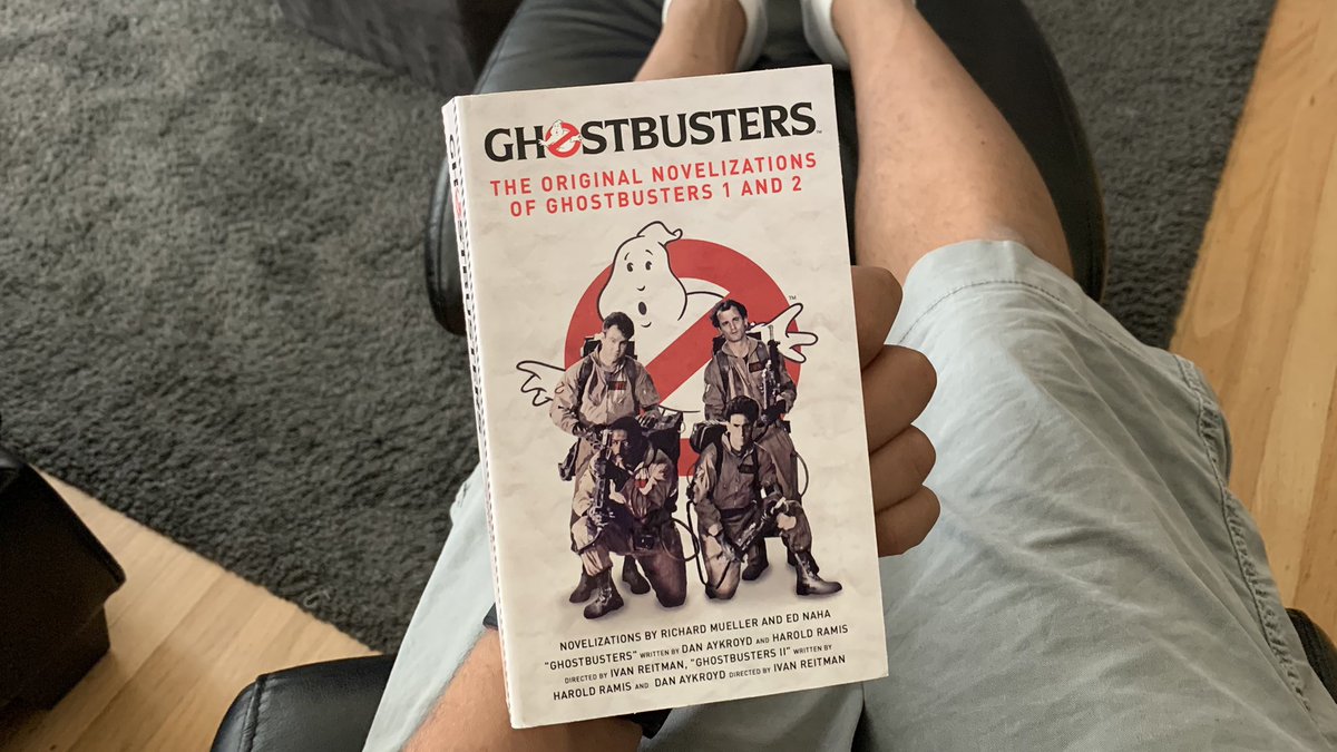 I  film novelizations and enjoy finding old ones to read. Finally got my hands on  #Ghostbusters. Three pages in and I’ve already learned more about (librarian) Alice Melvin’s sexual desires than I ever wanted to know. 