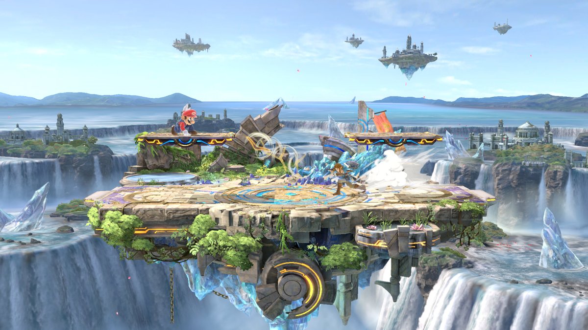 A Super  #SmashBrosUltimate update, Ver. 8.1.0, is available now! This update includes a new stage, Small Battlefield. Plus, you’ll now be able to select from all music tracks when playing on Final Destination and Battlefield stages!