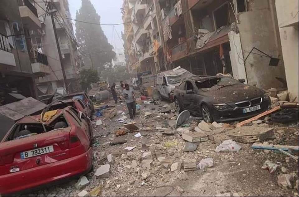 In  #Fairuz’s words:“My city has extinguished its lantern,closed its door, becoming alone at night,alone with the night...”A compilation of photos of the aftermath, from today’s explosion. #LebanonExplosion  #BeirutBlast  #PrayForLebanon