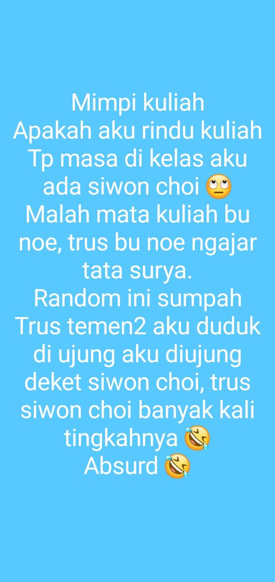 Knp pula aku bisa mimpiin kw bg <a href="/siwonchoi/">Siwon Choi</a> 🙄🤣
