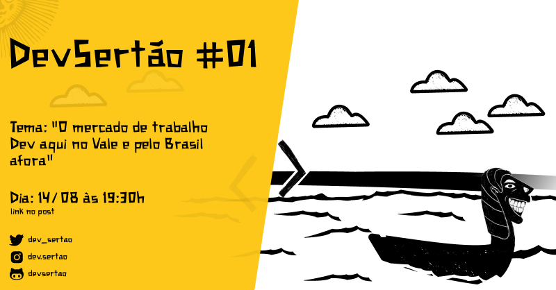 dev_sertao's tweet image. O coletivo DevSertão tem a honra de convidar você para participar de nosso primeiro encontro. O tema da vez é “O mercado de trabalho Dev aqui no Vale e pelo Brasil afora”.

Prepare sua cervejinha ou seu refrigerante e vamos juntos!

youtube.com/watch?v=Iu9h-A…