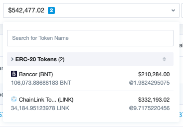 6. Now, I would be remiss if I didn't note that the relative discount of purchasing LINK through Bancor may be amplified by the fact that the BNT/LINK pool is currently unbalanced (see:  https://etherscan.io/address/0x222b06e3392998911a79c51ee64b4aabe1653537)