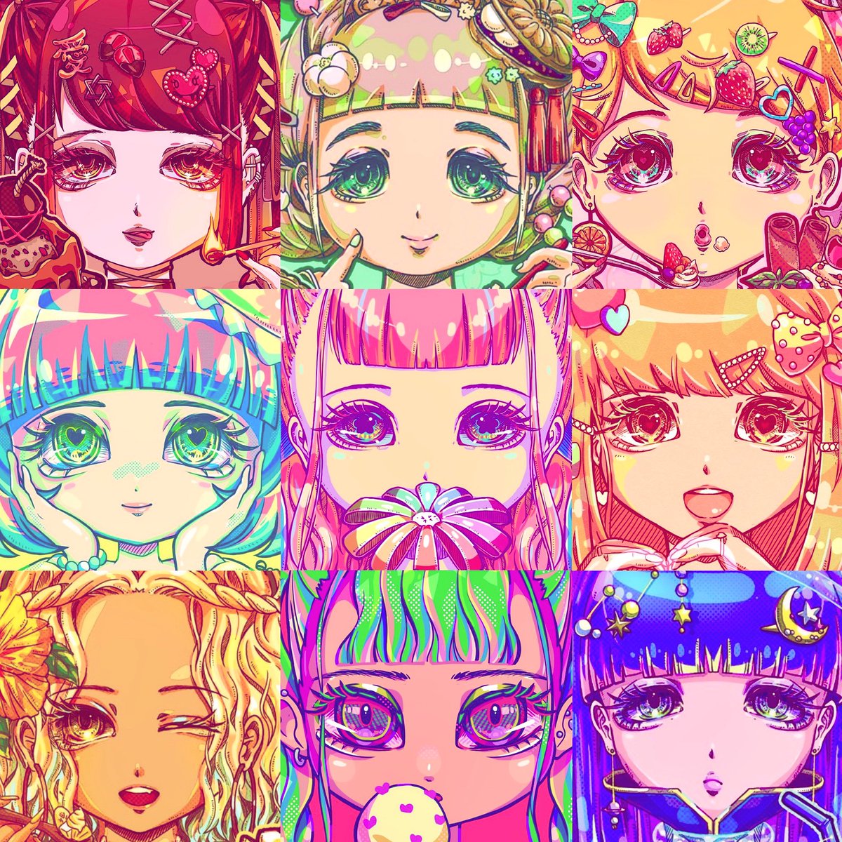 Qoo Boothでイラスト集など販売中 على تويتر Faceyourart Instagramにも載せたものです