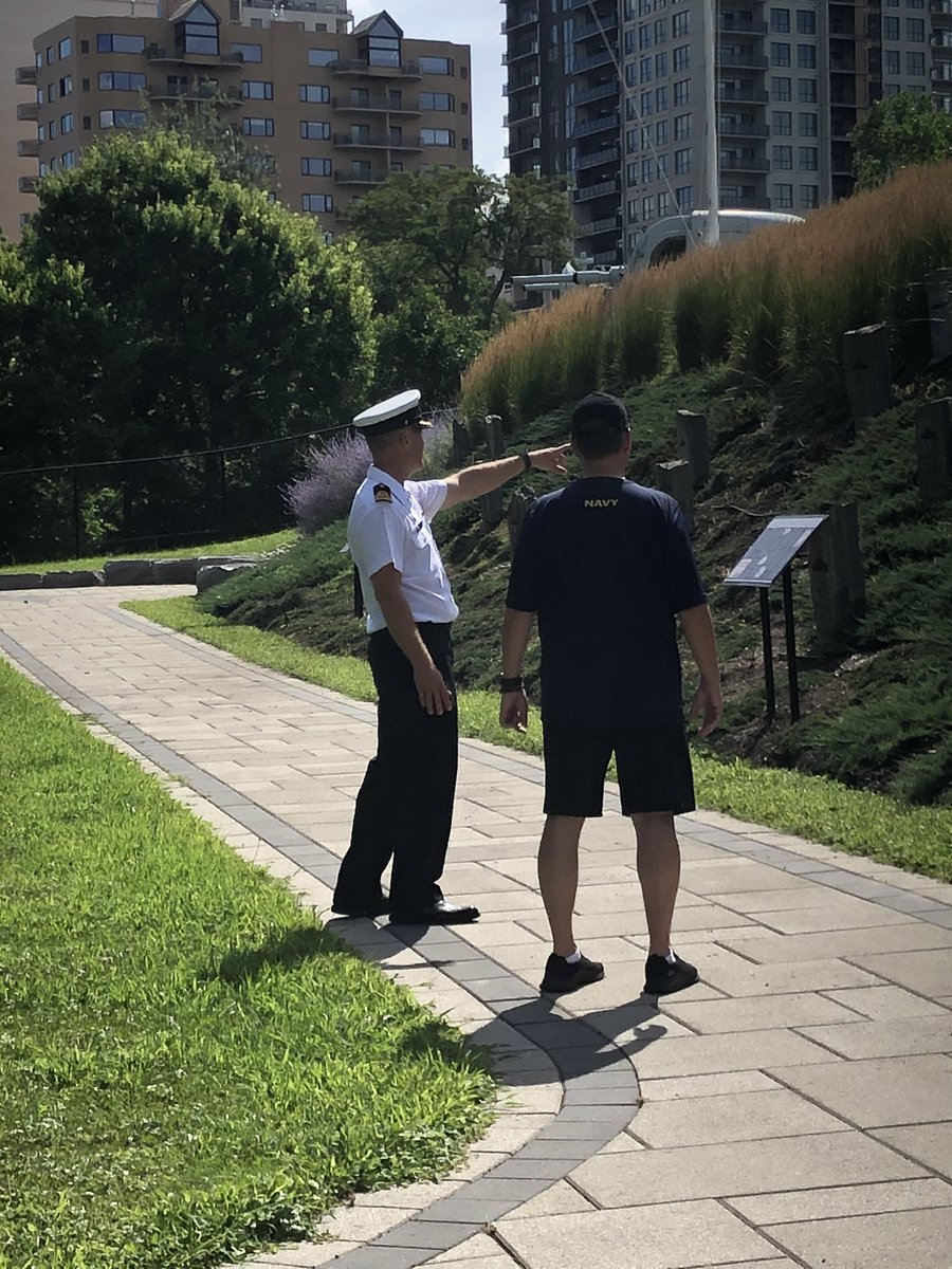 Another ride complete this time at HMCS PREVOST in London to visit The Battle of The Atlantic Memorial. An outstanding tribute to RCN Sailors and Ships lost. Thank you for the tour. Wearing PREVOST CO Cap and shirt proudly. #navybikeride2020
#BOA75