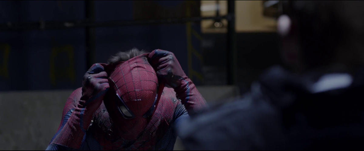 Spider-Man putting his mask on will never not be cool.