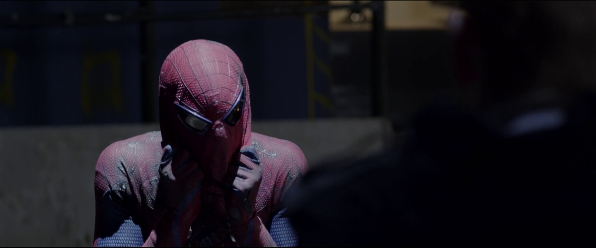 Spider-Man putting his mask on will never not be cool.