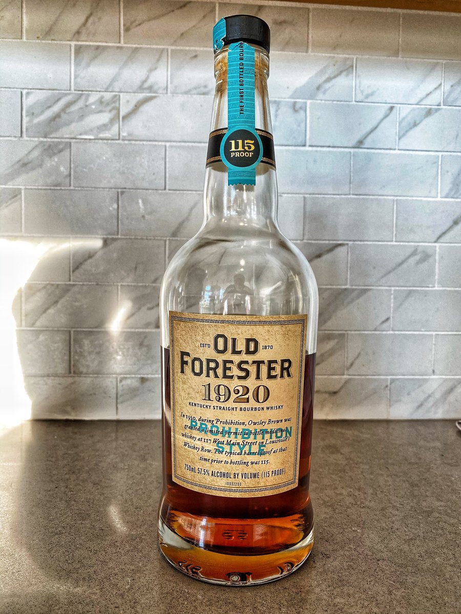 A great pour! <a href="/oldforester/">Old Forester</a> #Bourbon 🥃