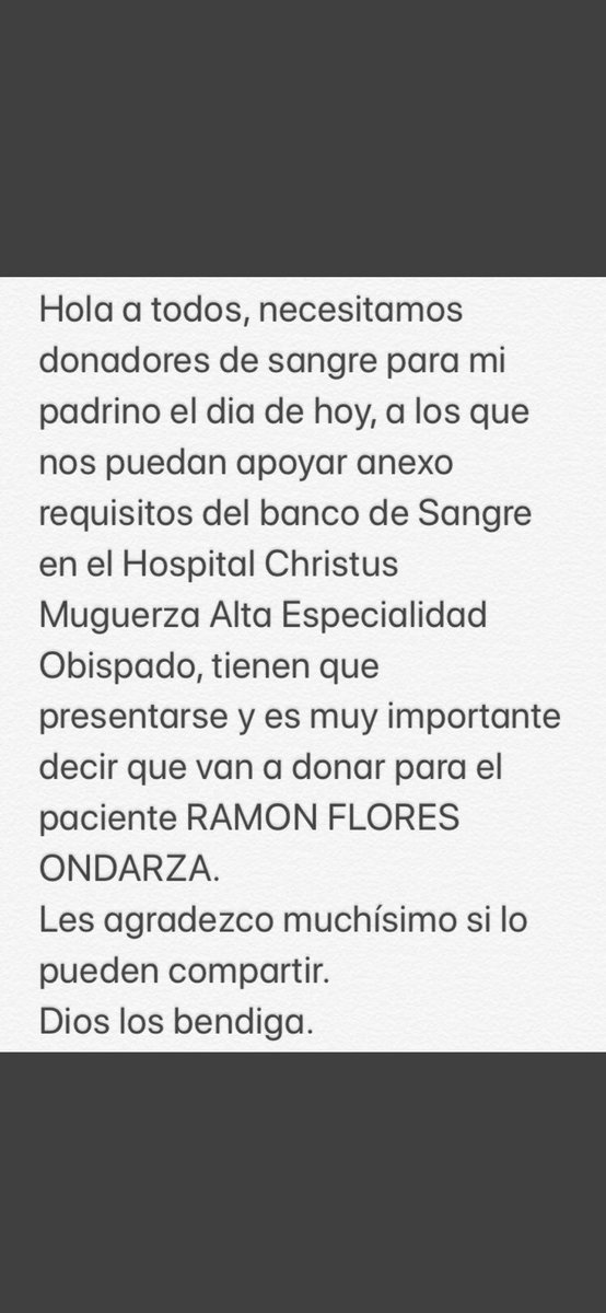 marlonjoel20's tweet photo. POR FAVOR, si vives en Monterrey y con buena voluntad puedes brindar ayuda a mi tío que está en condición crítica, se los agradecería mucho. Con un simple Retweet estarían apoyando mucho. Bendiciones a todos 🙏🏻 https://t.co/FCFarukFk7