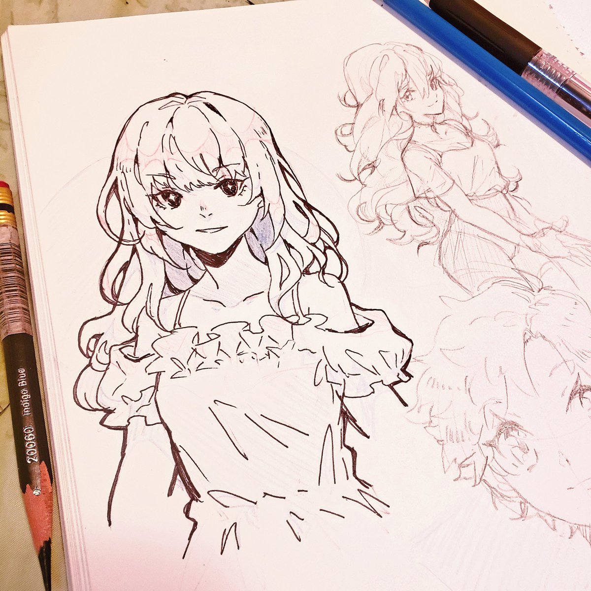 pandora_requiem's tweet photo. Here's some stuff from my sketchbook! I'll be away from my tablet for the next week, as I'm looking after an injured family member. https://t.co/S2v0JiBLDR