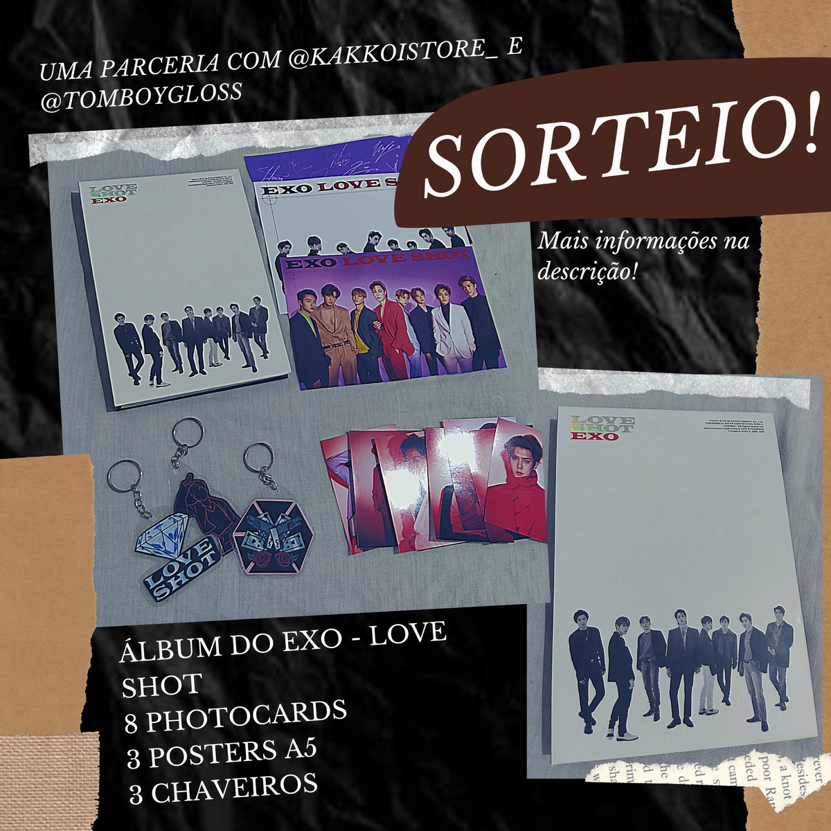 hektyofficial's tweet photo. Tá rolando sorteio no nosso Instagram #sorteio #exo https://t.co/btcfVMDiZp