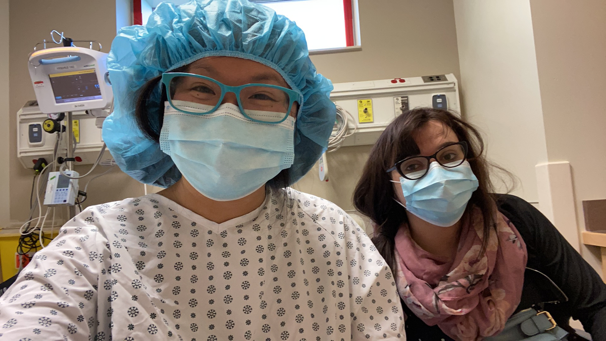 Update:  @MikethyKing couldn't be with me for surgery because of work sched but my dear friend  @RachyLees was my caretaker. We both cried when doctors confirmed they removed endometriosis from me, which for unexplained infertility, means it could likely be the infertility cause.