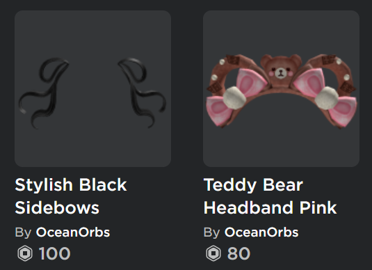 Potionorbs Blm On Twitter Ugc I Have Released This Week Links Ss Headbow Purple Https T Co Zwxqa0cnnj Black Sidebows Https T Co Cnsrbo1w4c Teddy Headband Https T Co Ooywj0fjiw International Sensation B To R Https T Co - punk pigtails black roblox