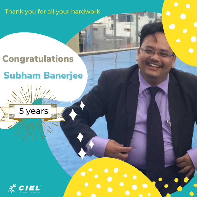 CielHRIndia's tweet photo. Congratulations @SubhamB74016401 on your Work Anniversary!
#workanniversary #growingtogether #CielHR #getthebestoutofus #weciel #successfulyears #celebration #workmilestone https://t.co/gC0ol4163R