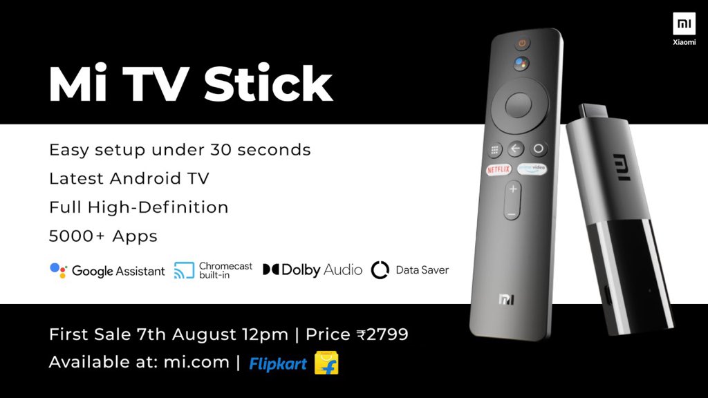 TechUnboxing5's tweet photo. New Mi Stick Launched @XiaomiIndia #MiStick https://t.co/uTtgsbfVtB