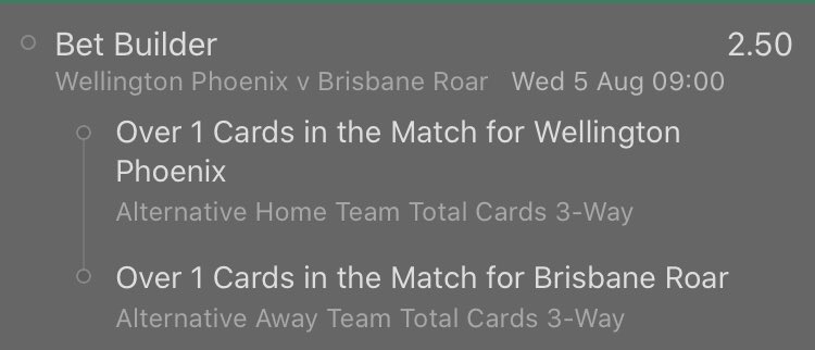 GiraffeTips's tweet photo. Here we go then...I believe this has some real weight too it with both teams averaging over a card a game at the moment 🟡🔴🤞🏻🇦🇺 https://t.co/gUctUe6IIT
