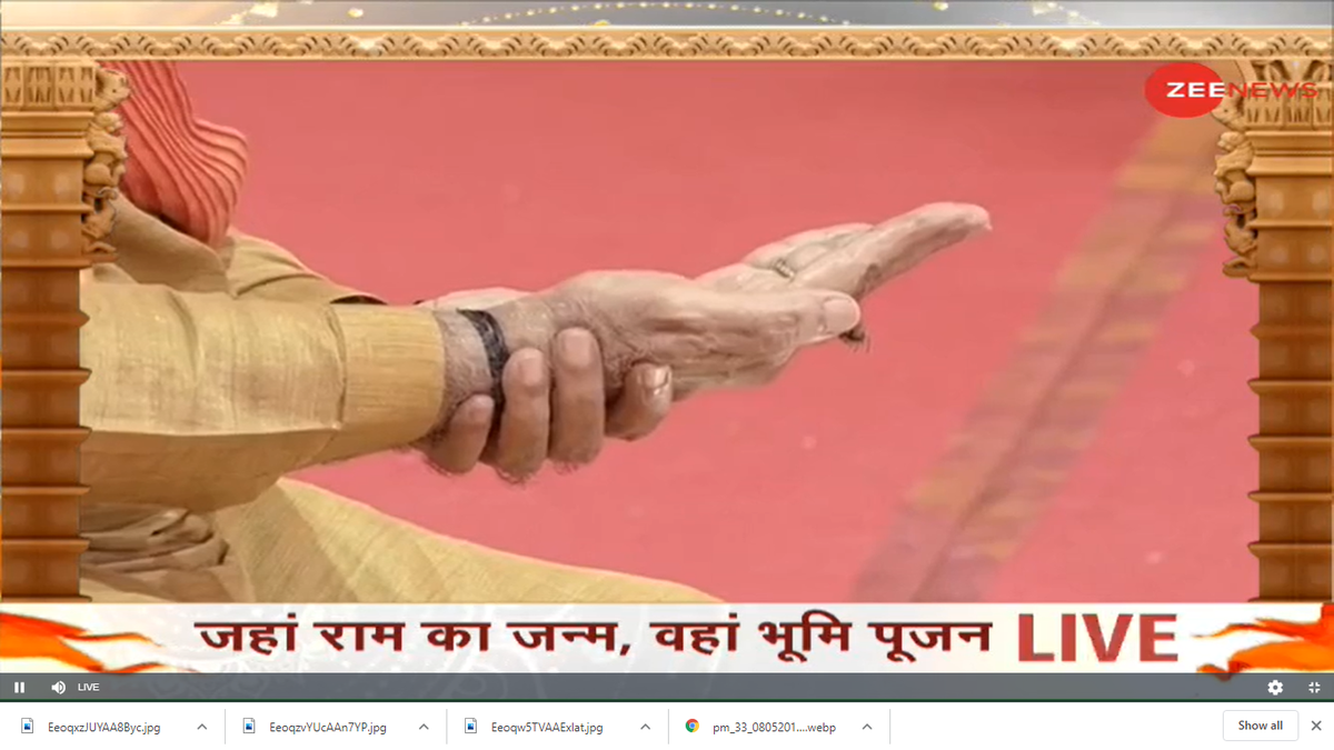 Srjbt_kshetra's tweet photo. धन्य भाग हमारे जो हम सब इस ऐतहासिक क्षण और पावन पतित वेला के साक्षी बन रहे है. 

मेरे प्रभु राम का वनवास खत्म हुआ.

मन आज गदगद है, रोम रोम पुलकित हो गया है। 

#जयश्रीराम #राम_नाम_सुखदाई #सबके_राम #JaiShriRam https://t.co/WvqlAPKuNQ