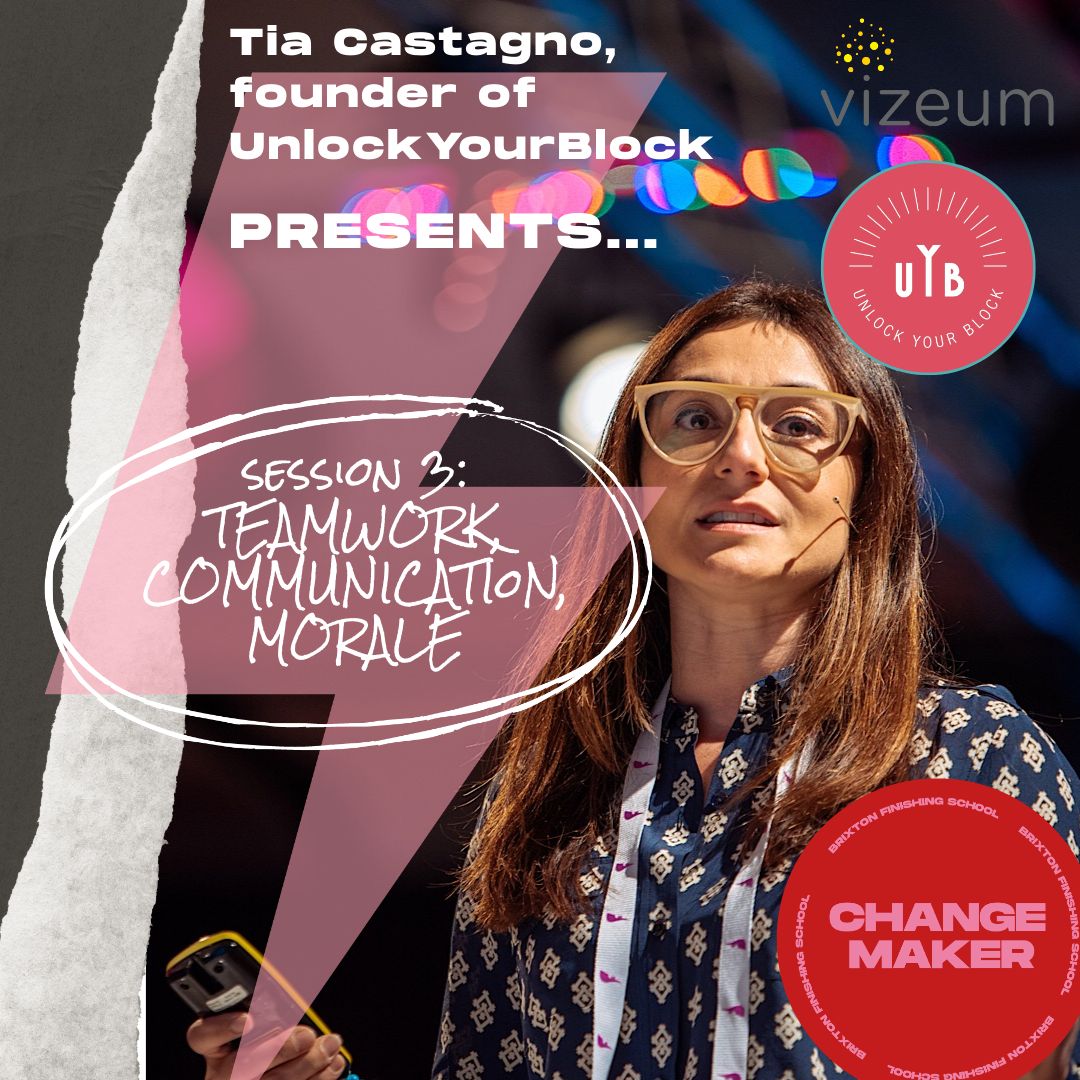 The wonderful <a href="/TiaCastagno/">TiaCastagno</a> founder of UnblockYourBlock is back with us this afternoon for a class on energetics in communication and practical strategies for building resilience in the long term.
We are very much looking forward to another one of Tia’s invaluable sessions!