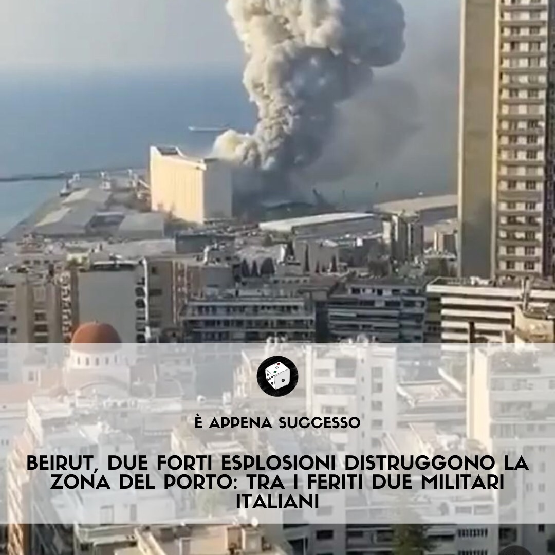 Dispari1's tweet photo. Ieri sera a Beirut vi sono state delle esplosioni enormi le cui cause sono ancora ignote, esprimiamo solidarietà a chi stava lavorando nelle strutture coinvolte: vittime innocenti per le quali ci auguriamo vi sia giustizia. https://t.co/jPkw4cWqBP