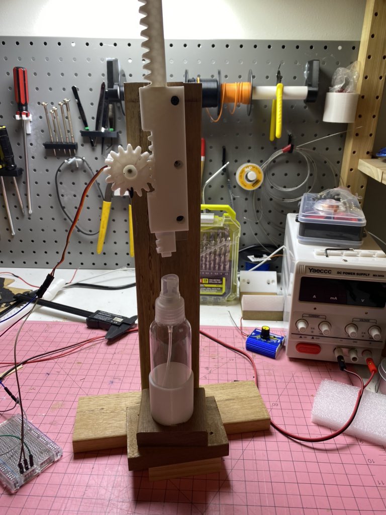 DofPuppets's tweet image. You win this round #fartmachine but I will have my vengeance. New mech for pushing down required.