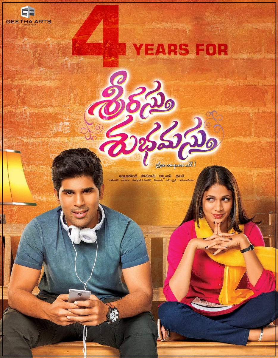 Team_AlluSirish's tweet photo. 4 years for Our beloved @AlluSirish #SrirastuSubhamastu
#5thAug2016
#4YearsSrirastuSubhamastu https://t.co/vdXmz6Gemo