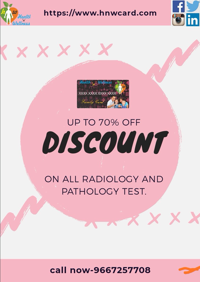 HealthnWellnes5's tweet photo. You won't get such deals anywhere else.

For more visit our page or call us

#wellness #health #healthandwellness #wellnesspath #pathlabs #pathlab #phlebotomist #radiology #ultrasound #bloodtest #ct-scan #mri #laboratory #healthcare #lifestyle #discountoffers #opportunity https://t.co/2wVenEaWoi
