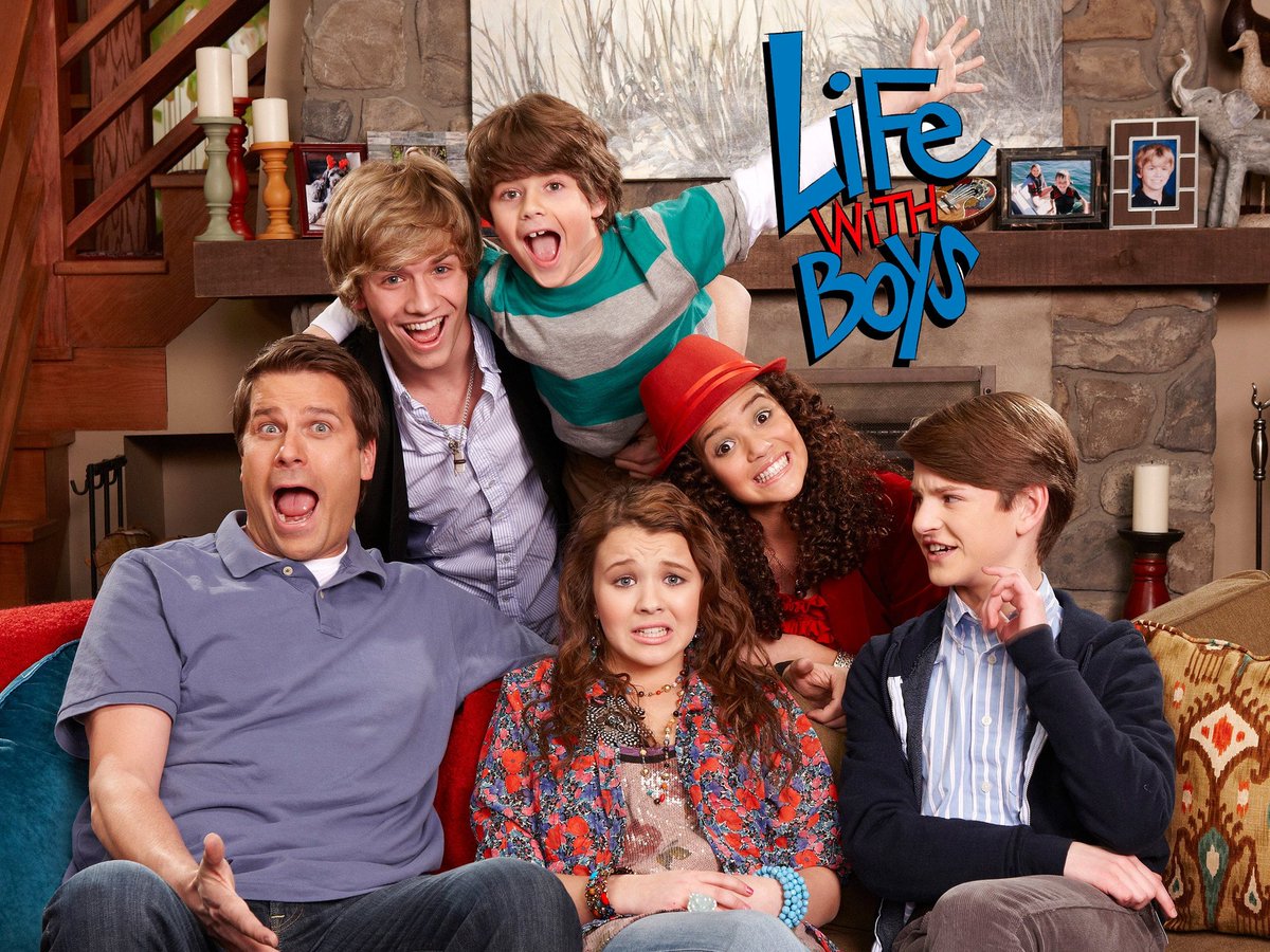 5. Life with boys: This is a Canadian teen sitcom that aired from September 2011 to August 2013. This was an underrated show with great acting and great cast.