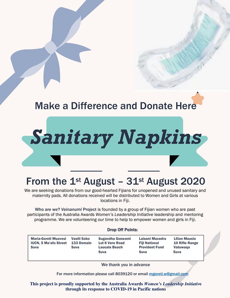 The Period Drive. Donate a Sanitary Pad.