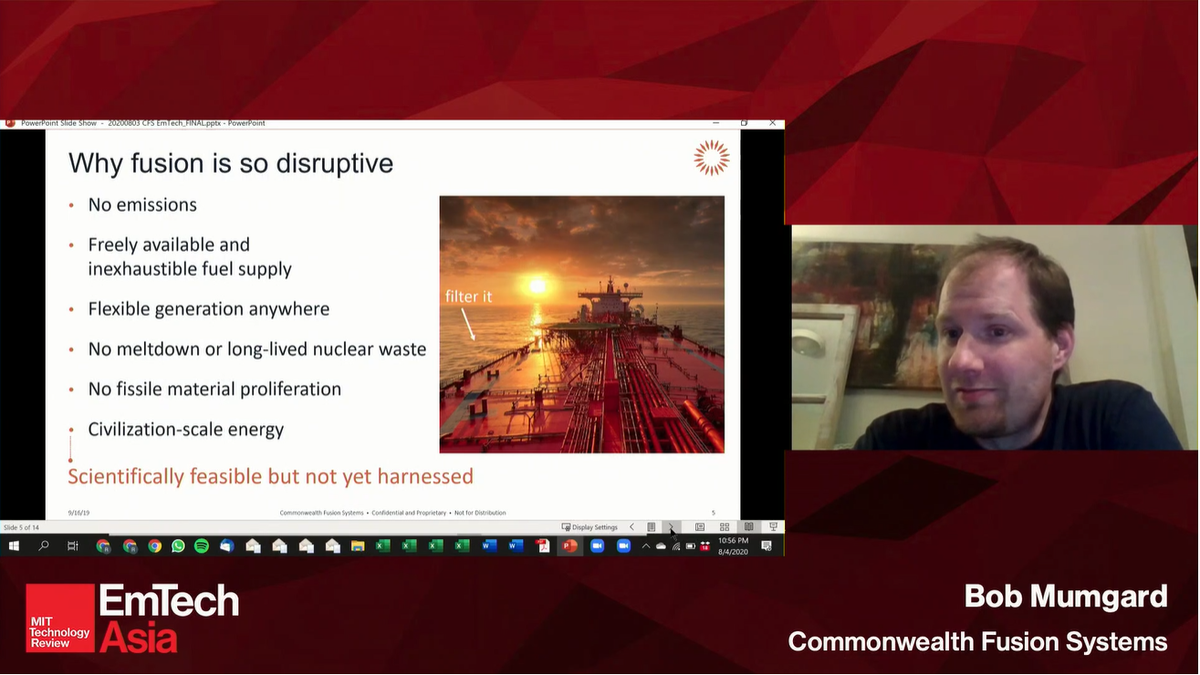 With recent advances in material science, commercial fusion energy is within reach of the world’s first machine that will demonstrate fusion as power source. Here's why fusion is the next scalable, disruptive energy source. <a href="/CFS_energy/">Commonwealth Fusion Systems</a>