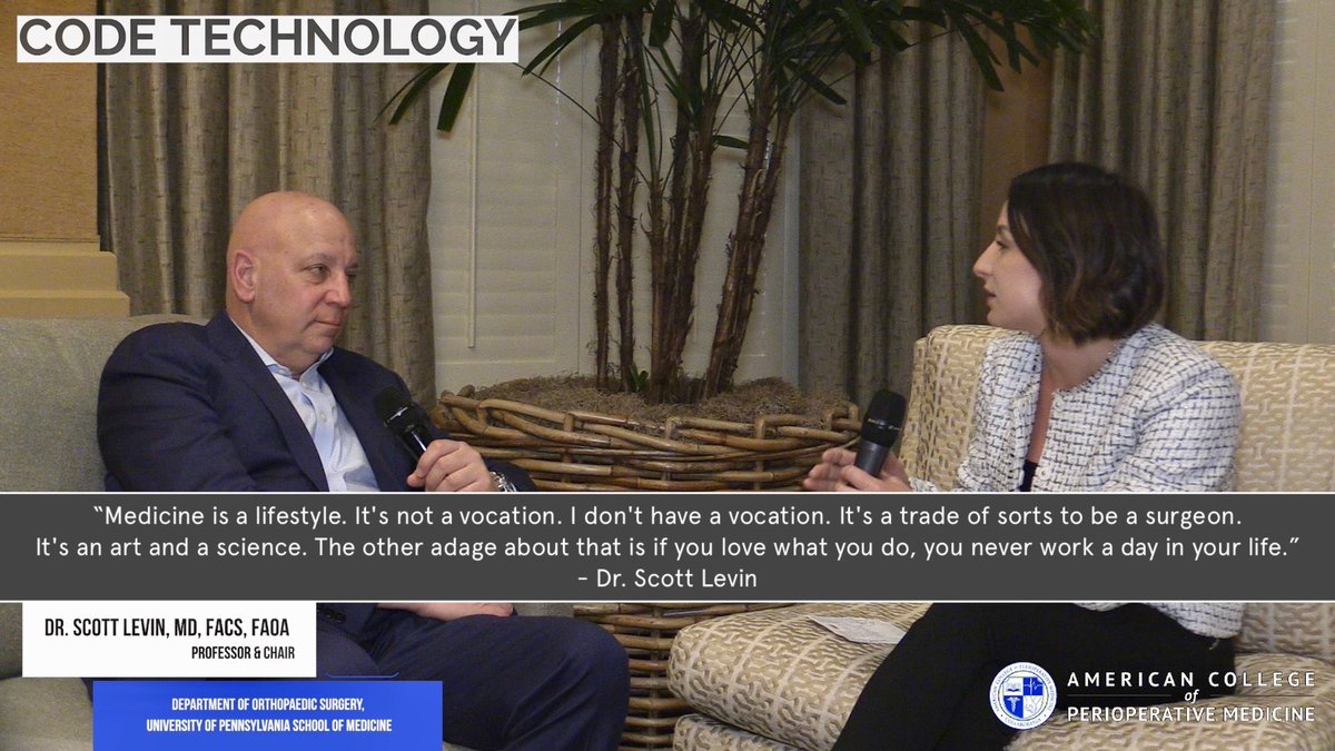CODEoutcomes's tweet photo. Interview with Dr. Scott Levin at the #ovbc Conference organized by @OrthopedicVBC on Physician Leadership and how important the transition is to Value-Based Care and the surgeon's role in that. If you have not got a chance to view the Q&amp;A, check it now.
https://t.co/5HrlVvY46Q https://t.co/CVEvybRuDS