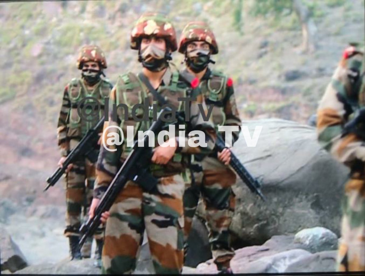 Indian army troops with SIG 716i