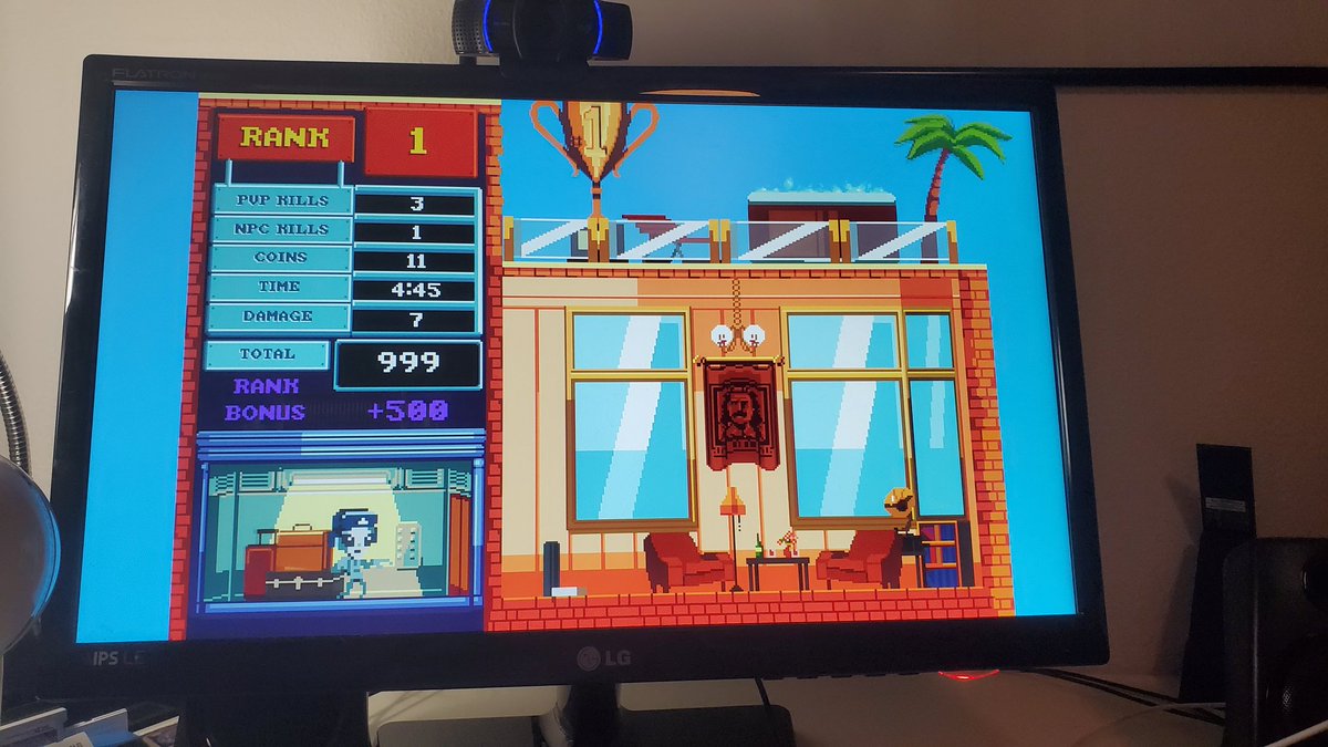 OrangeSamuraiD's tweet photo. Won my first @SovietJumpGame Game match. Was so hype 😭. Love this game. It needs to be registered on @FacebookGaming so more people can see it.
#sovietjumpgame #gamegrumps #facebooklive #FacebookGaming #steam #battleroyale https://t.co/nTH9TWvLyi