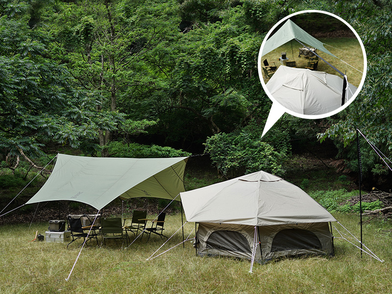 キノコテント いつかのタープ