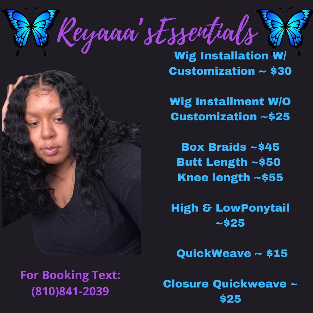 My prices are cheap because I truly love to do hair and everyone deserves to feel pretty without coming out of hundreds 🥰.