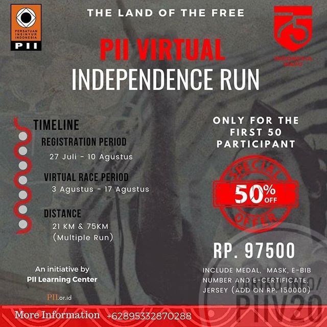 PII Virtual Independence Run • 2020