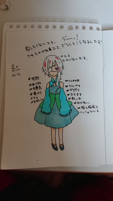 いいねされた数だけうちの子の設定を語るのtwitterイラスト検索結果