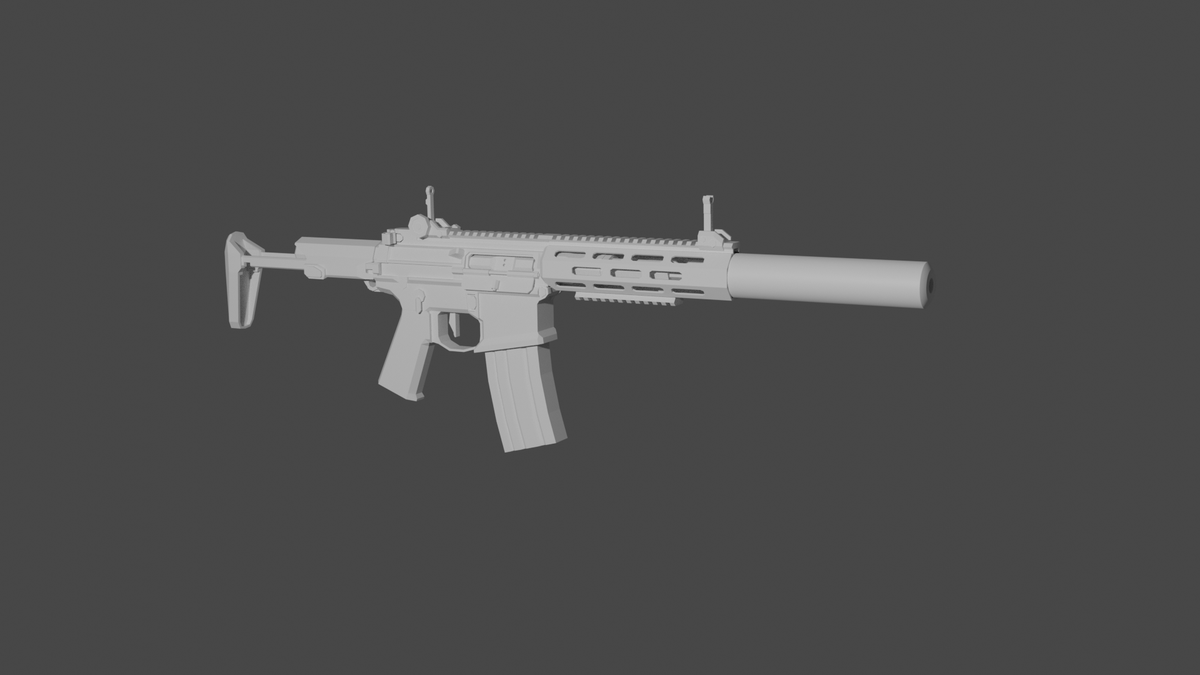 gunmodeler's tweet photo. The Honey Badger is a pretty sick gun to make, looks fresh in real life too

#3dmodeling #blender3d #RobloxDevs #roblox #robloxdev https://t.co/FhX8aL5qgx