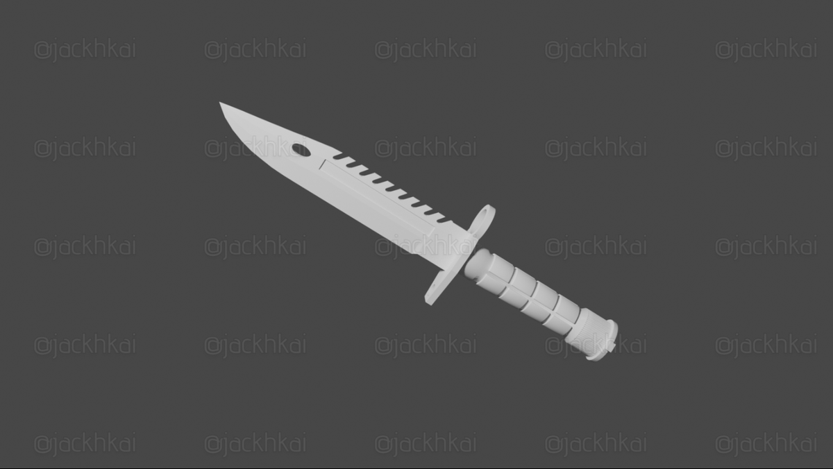 gunmodeler's tweet photo. Gonna switch over to knives for a bit, this is a pretty sick M9 Bayonet i made that i also used for my portfolio, be sure to check it out!! https://t.co/vlm6jab7th

#3dmodeling #blender3d #RobloxDevs #roblox #robloxdev https://t.co/gJwdXTCyD8