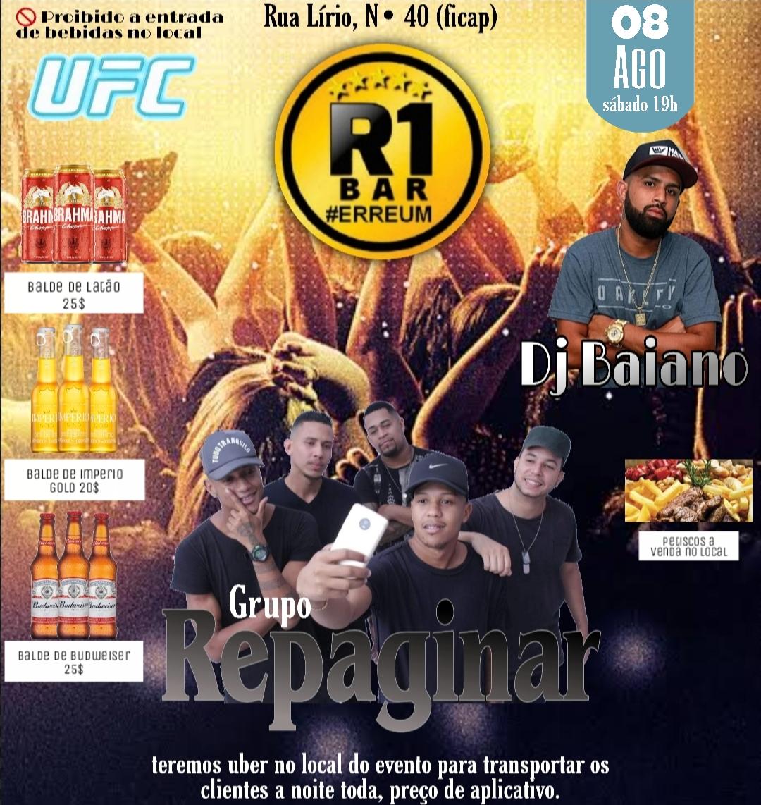 R1BAR1's tweet photo. Bora quebrar tudo sábado daquele jeito de toda semana 
#pracima
#R1ufc
 @PauloHe63401210 
@fenas_felipei 
@Wellinrepaginar 
@ouro_agnes https://t.co/94C8oVSRBN