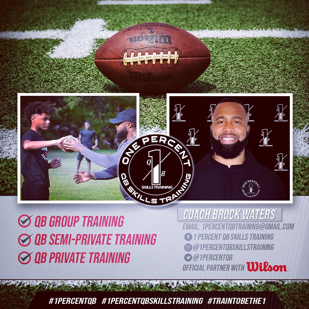 CoachWaters_'s tweet photo. Sarasota-Bradenton-Palmetto, Florida area! LETS WORK!!
Wide outs needed as well!
#1PercentQBSkillsTraining #TeamWilson #QBdrills #QBtraining #TrainToBeThe1 #WilsonFootball #The1Percent #1PercentQB #PureDedication #1PercentQB #Top1Percent https://t.co/QNJvnKR7cF