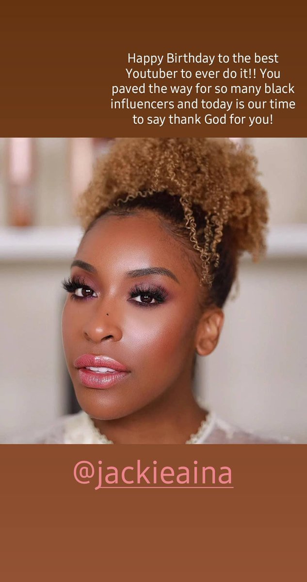 Janey5473's tweet photo. Well you tried to tagged @jackieaina in a birthday post since this morning and you come back to IG and they said she dont take messages 😫😫. Luckily I saw this while its still her birthday so Twitter, lets say a great Happy Birthday to the one and only @jackieaina !!! 🎉💞🎊💞🎉 https://t.co/yeVYyqCiYt