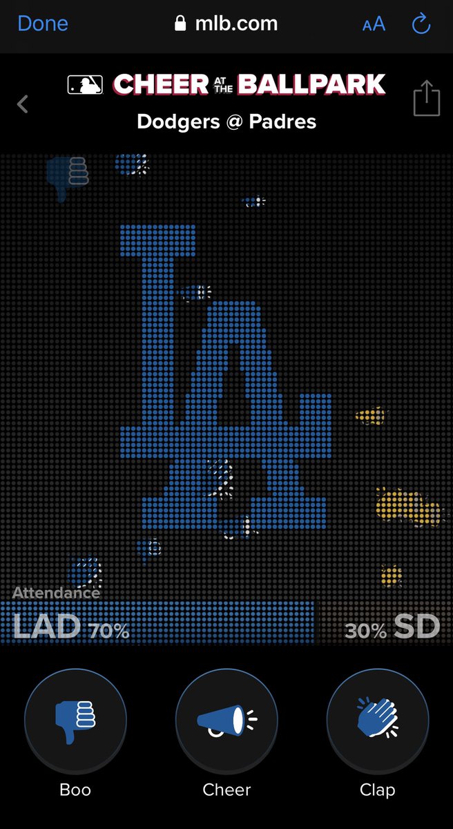 I’m not sure if this works, but at least they have a realistic attendance for this game. <a href="/DodgersNation/">Dodgers Nation</a> <a href="/realFRG/">Clint Pasillas</a> <a href="/brookme3/">Brook</a> #GoDodgers