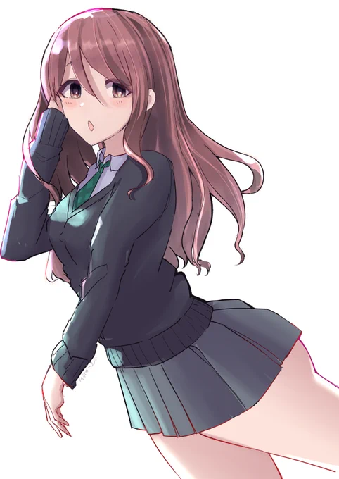 お題箱から早速描いたよん。現実世界のシズルお姉ちゃん 