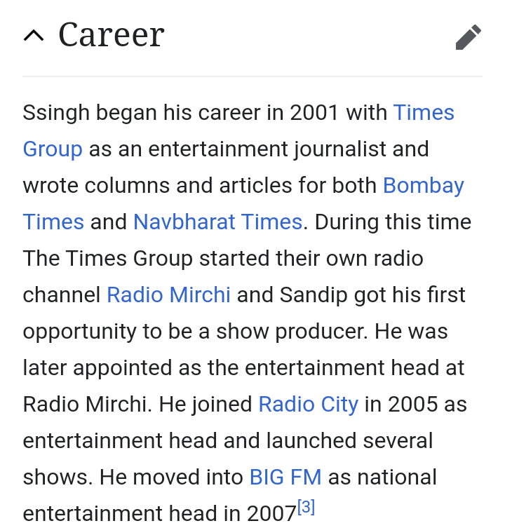 Was It Sandeep Singh who linked Disha Salian as "Ex-talent Manager of Sushant"?Sandeep Singh started his career as journalism with Times Group, Bombay Times,Navbharat Times. So there is possibility that Sandeep Singh is able to spread this biggest fake news of Sushant.